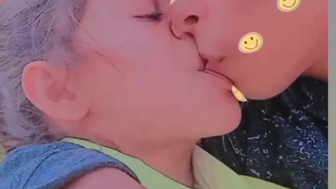 Nibba Nibbi kissing each other