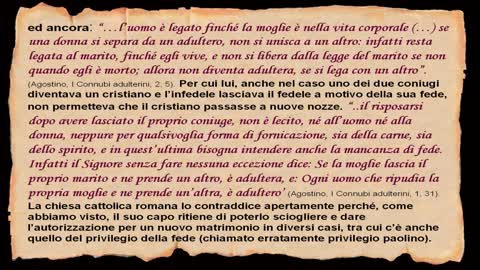 i cosiddetti "Padri"(???) della chiesa romana sono contrari alla dottrina di Gesù e degli apostoli,al nuovo testamento e al vangelo.quando si discostano dalla sua linea e gli vanno apertamente contro allora non devono essere più ascoltati