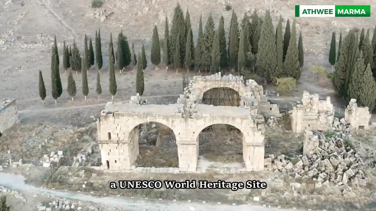 Fairy beautiful Pamukkale Lake in Turkey || Athwee Marma
