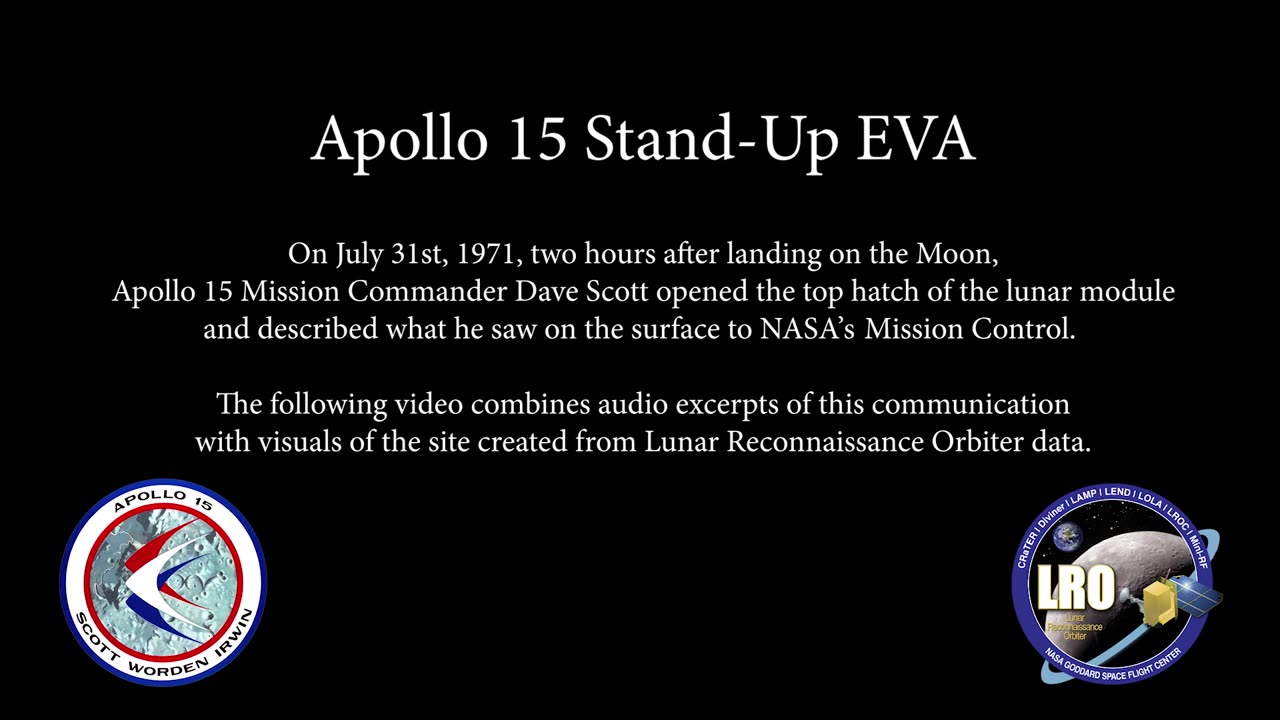 Apollo 15 Stand-Up EVA