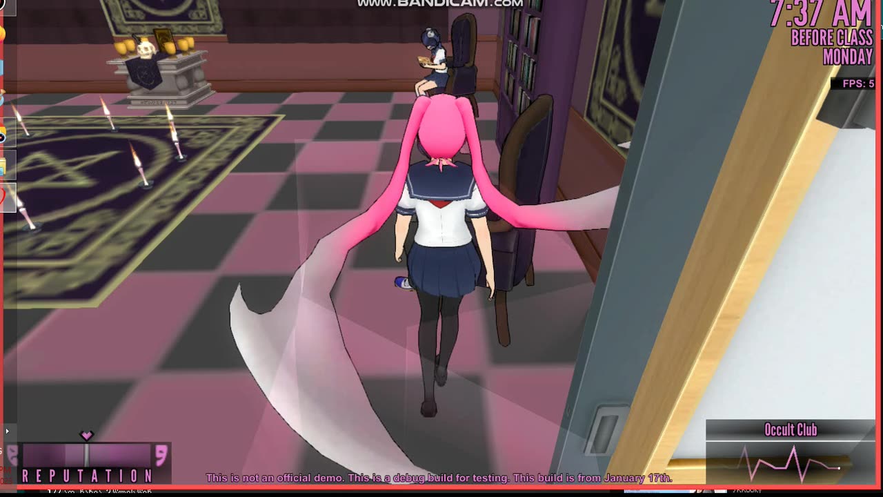 Yandere Simulator: My blade hair (gameplay)