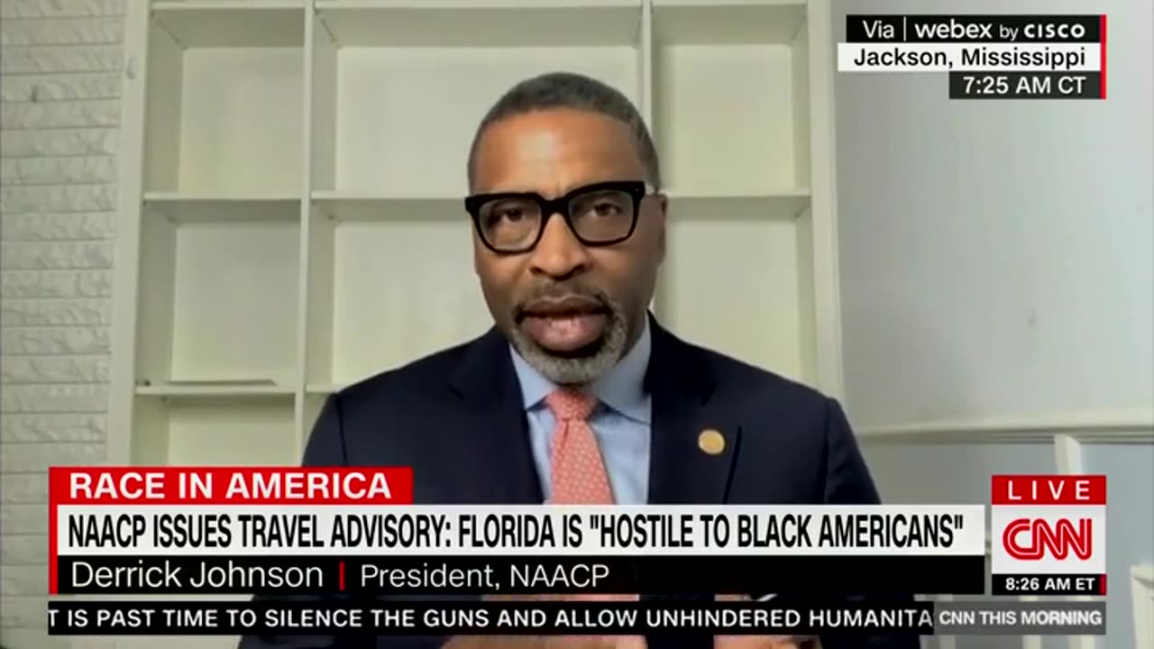 NAACP President Doubles Down On Florida Travel Warning On CNN