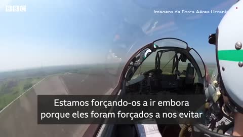 Guerra na Ucrânia: o piloto que 'caça' mísseis russos