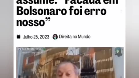 José Diceu assumi a facada em Bolsonaro : foi erro nosso !