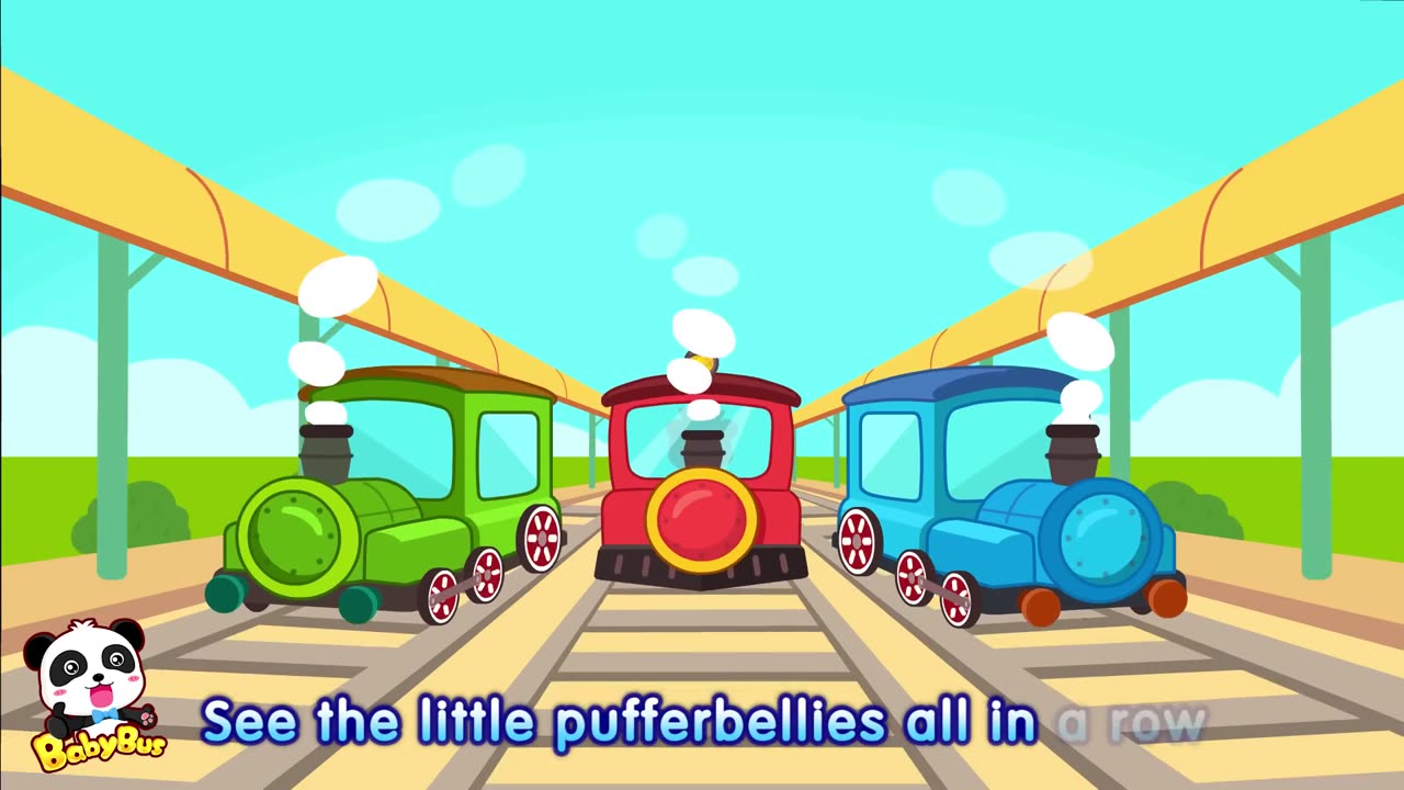 ❤ Down by the station | Nursery Rhymes | Kids Songs | BabyBus