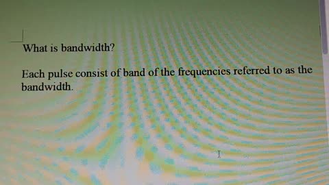 What is bandwidth?