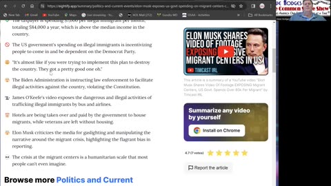 ELON EXPOSES MASSIVE MIGRANT CITIES OPERATING AT TAXPAYER EXPENSE!