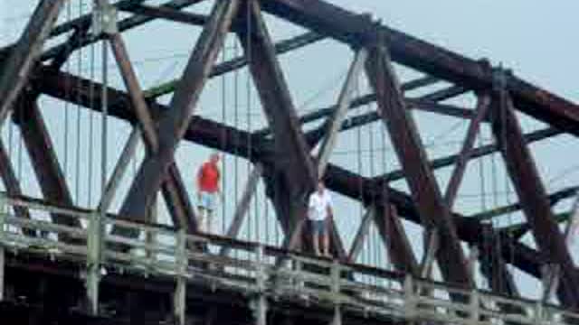 Sioux Narrows Bridge Jumping