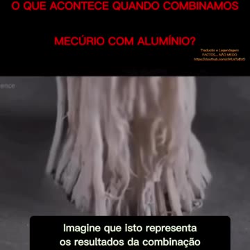 💉⚠️ISTO É O QUE ACONTECE QUANDO SE COMBINA ALUMÍNIO E MERCÚRIO.VACINAS CONTÊM-NOS COMO ADJUVANTES💉⚠️