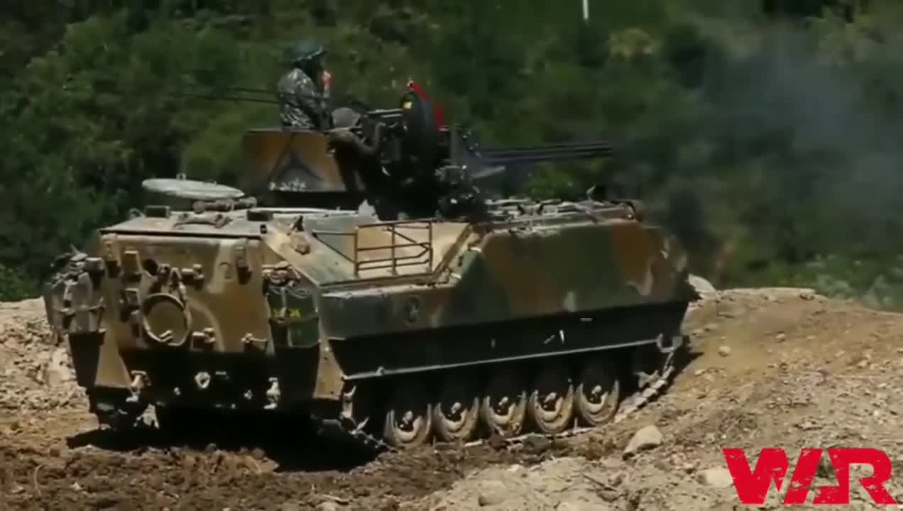 A South Korean K263A1 SAM in action