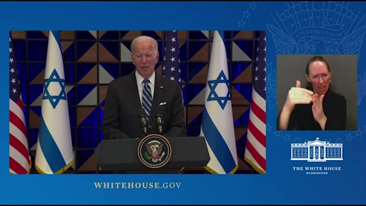 Biden pledges 100 million to palestine "after attack"