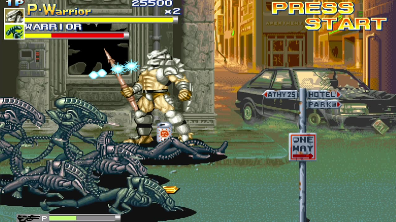 Alien vs Predator Round 01 #retrogaming #nedeulers #alienvspredator