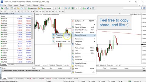 Trend Line Alerts With Free MQL Trendline EA