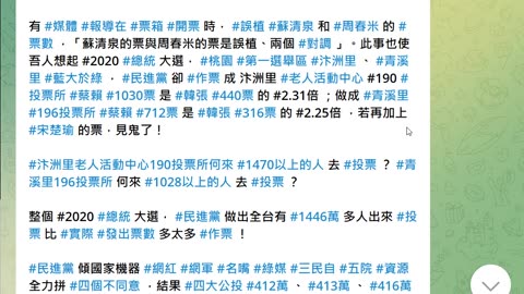 #屏東縣長 票數差距小 #蘇清泉 質疑「票數有詭」和 #2020 #總統 大選 請大家幫忙 伸張正義 廣傳 #救台灣 2022.11.29