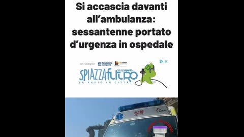 Malori improvvisi dal 29 ottobre al 2 novembre 2024.