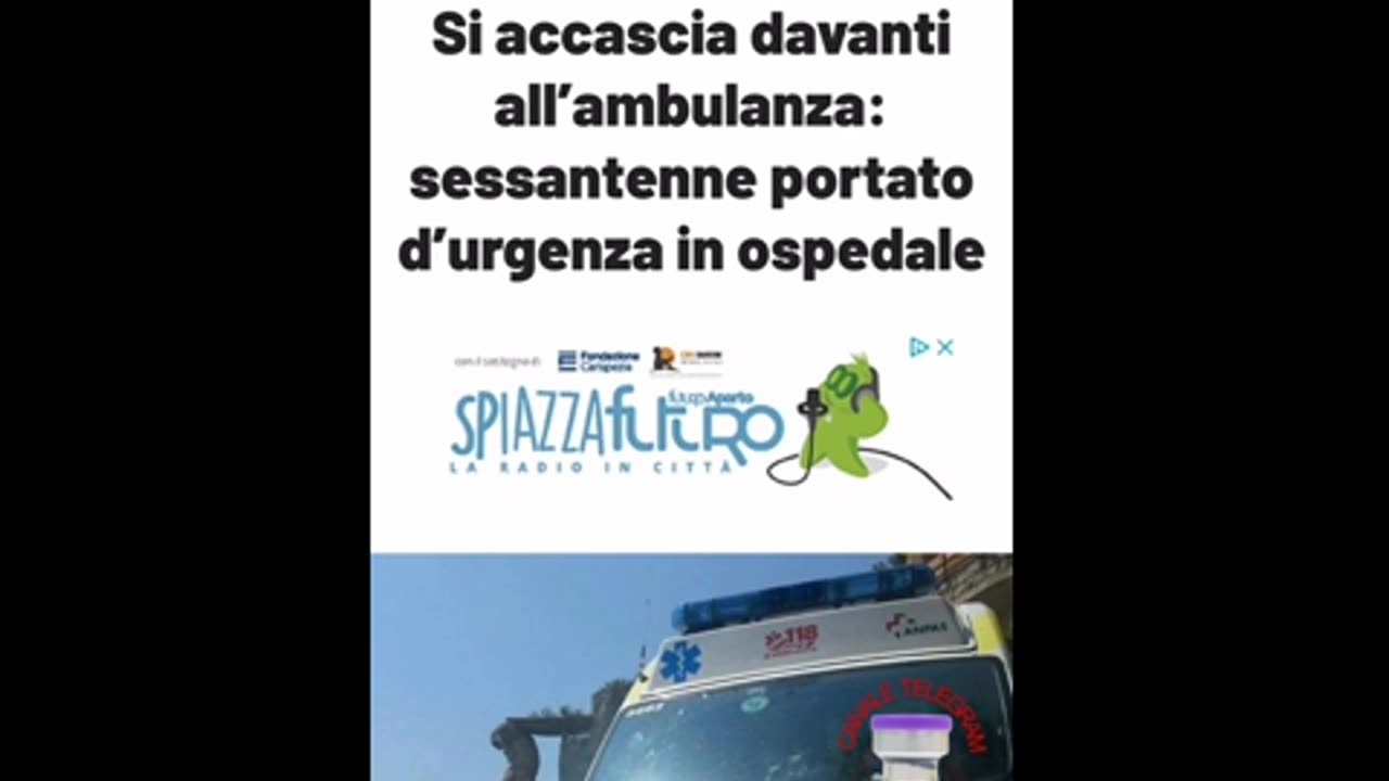 Malori improvvisi dal 29 ottobre al 2 novembre 2024.