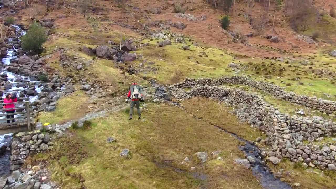 Seathwaite Falls Record Climb