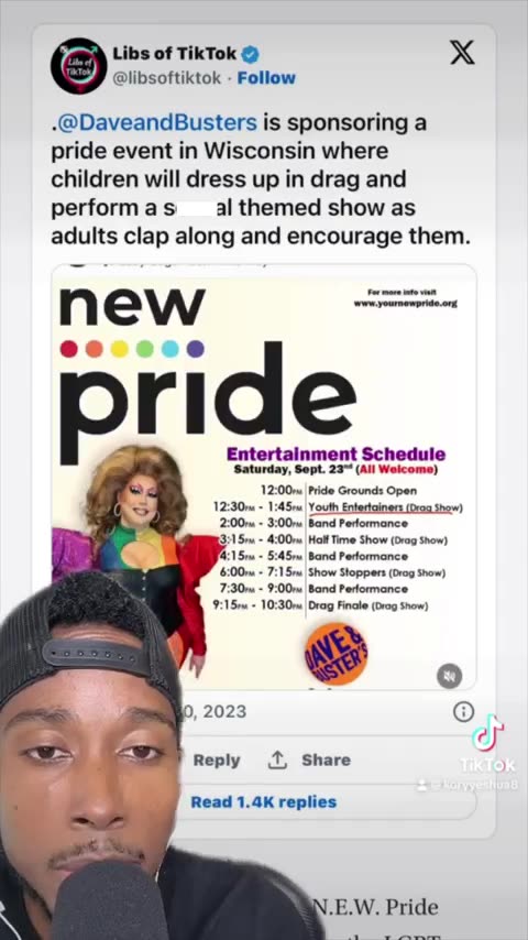 Dave and Busters Youth Entertainers Drag Show.