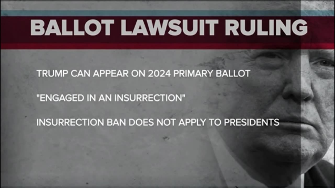 President Trump Is Eligible For Colorado's Primary Ballot