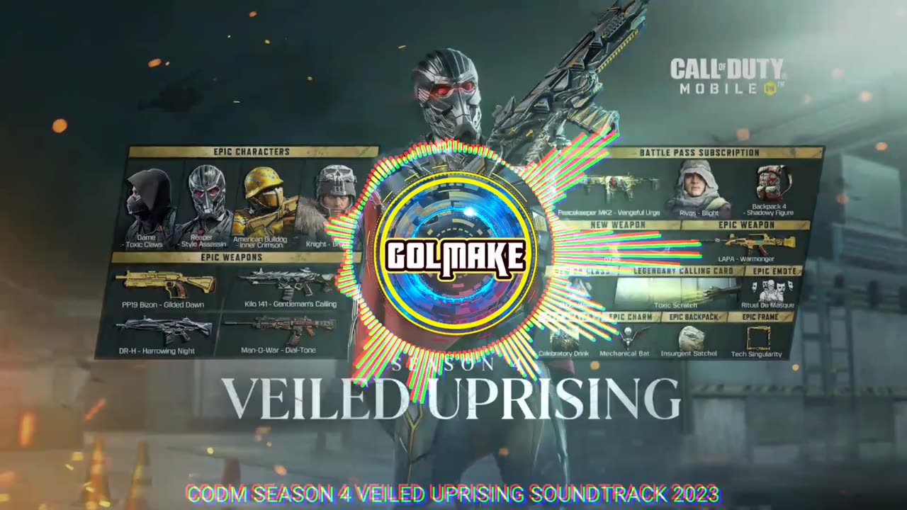 CALL OF DUTY MOBILE - SEASON 4 - VEILED UPRISING - SOUNDTRACK - 2023 - CODM