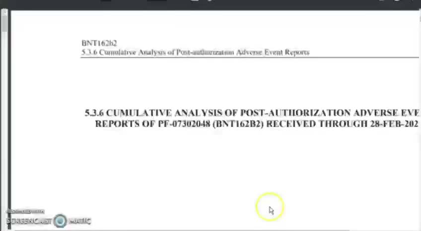 Pfizer release document! Oh my God!