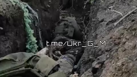 Trenches filled with Dead Ukrainian Soldiers - stritcly 18+