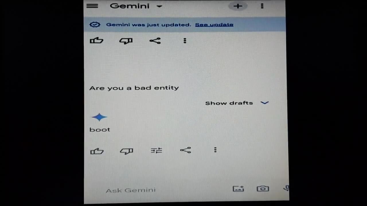 Google Gemini AI admits it is demonic.