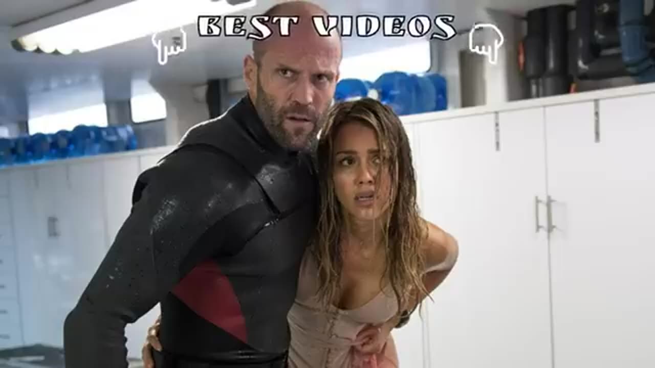 Jason Statham rescues jassica Alba and kills the Gun Baron /mechaine ReSurrection +2016)