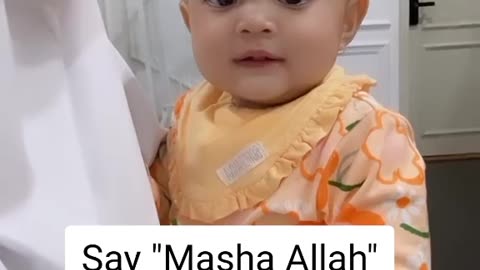 Little doll reciting Surat e Fatiha