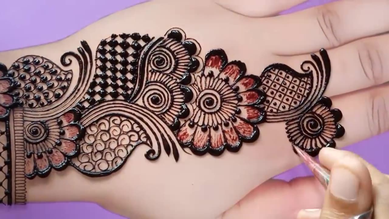 Simple arabic Bridal Mehndi Design 2023||New Beautiful Dulhan Mehandi design||Easy Mehendi Design