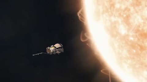 Spacecraft touch the sun