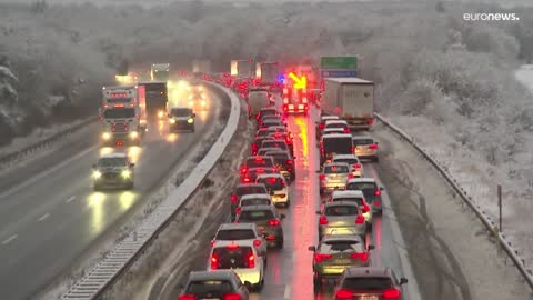 Skandinavische Rutschpartie_ Schnee in Teilen Dänemarks und Schwedens