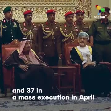 Trudeau’s ally SaudiArabia carried out over 800 executions under King Salman.Credit: teleSur English