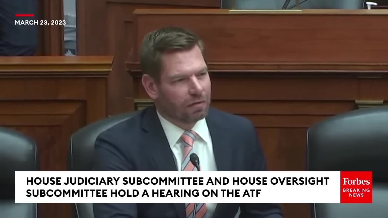 Eric Swalwell Swipes At GOP For Mentioning Hunter Biden's Laptop During Hearing On ATF & Gun Safety