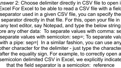 Change default 39delimiters39 in Excel