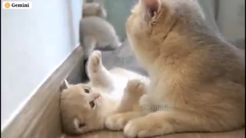 Cat Lover || The Way The Mother Cat Loves Her Kitten Is Very Strongly Animal Lover 2023