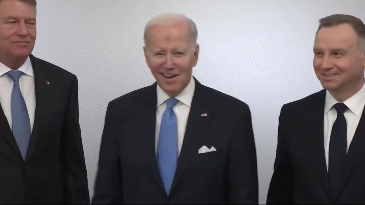 Biden: 'I Don't Have Time' To Answer Question On Escalation Towards Nuclear War During Photo Op