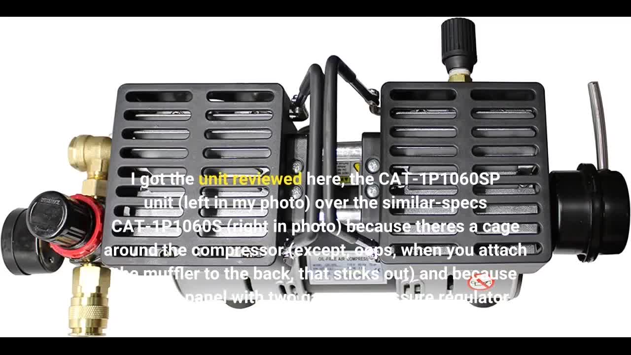 CALIFORNIA AIR TOOLS CAT-1P1060SP GAL 56DB Air Compressor-Overview