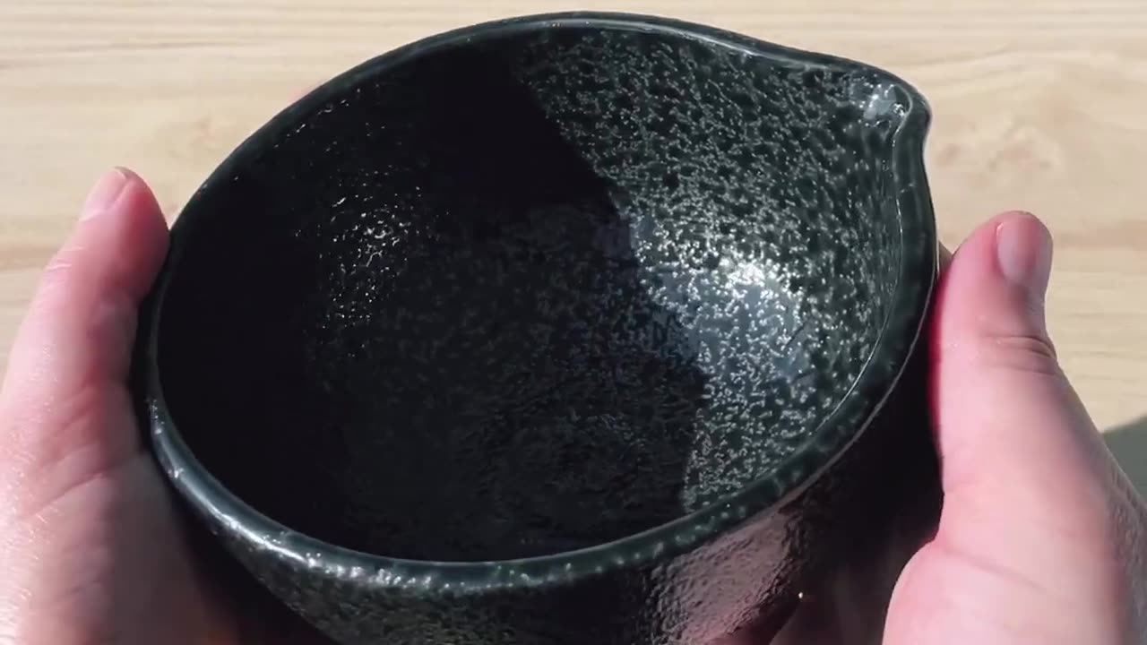 Black Katakuchi Tea Bowl 🖤