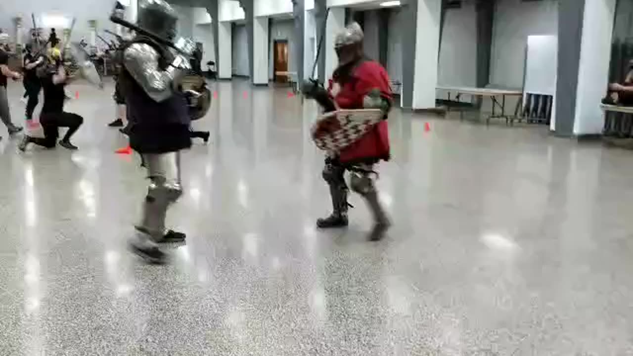 Montreal Buhurt Sparring Pro Fight (Dom vs Mic)