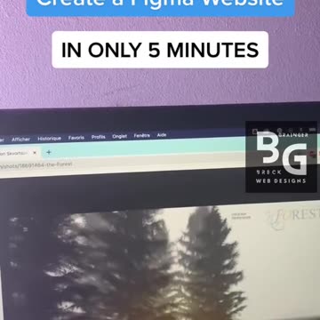 10-Minute Website Challenge: Figma Design with Grainger Webdesign