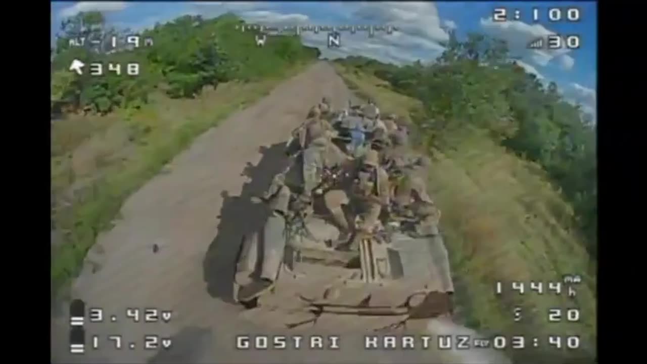 🎯 Ukraine Russia War | FPV Kamikaze Drone Strikes Russian Infantry on BTR | RCF