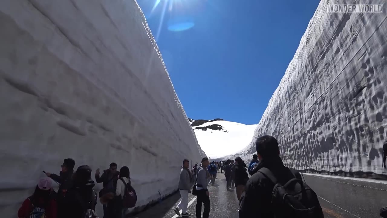 Tateyama Snow Corridor - 65 Feet High Snow Walls