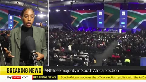 South Africa_ ANC lose majority in election for first time in 30 years Sky News