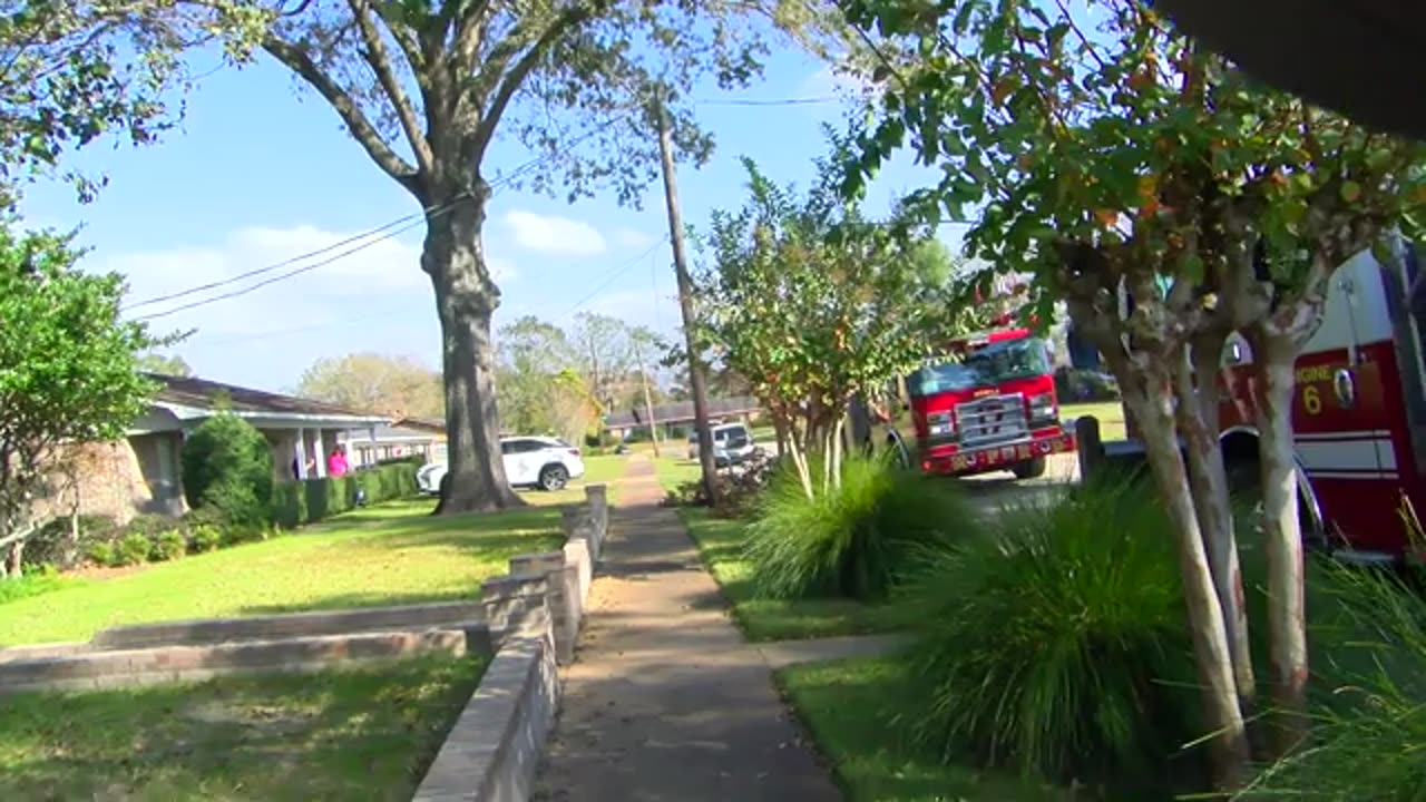 Fire Department Rescues Man Stuck on High Lift