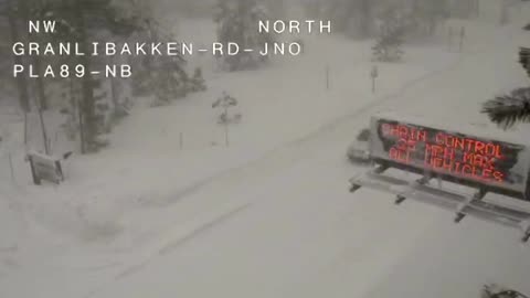 Blizzards blanket California's Sierras with snow