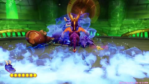 [4k60] SRT 100% (#03) - Spyro 2_ Hurricos to Crush (BOSS)