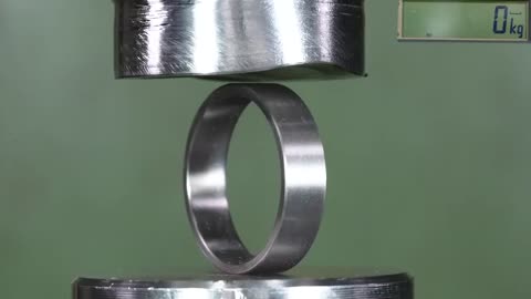 How Strong Is Tungsten Ring? Hydraulic Press Test!1