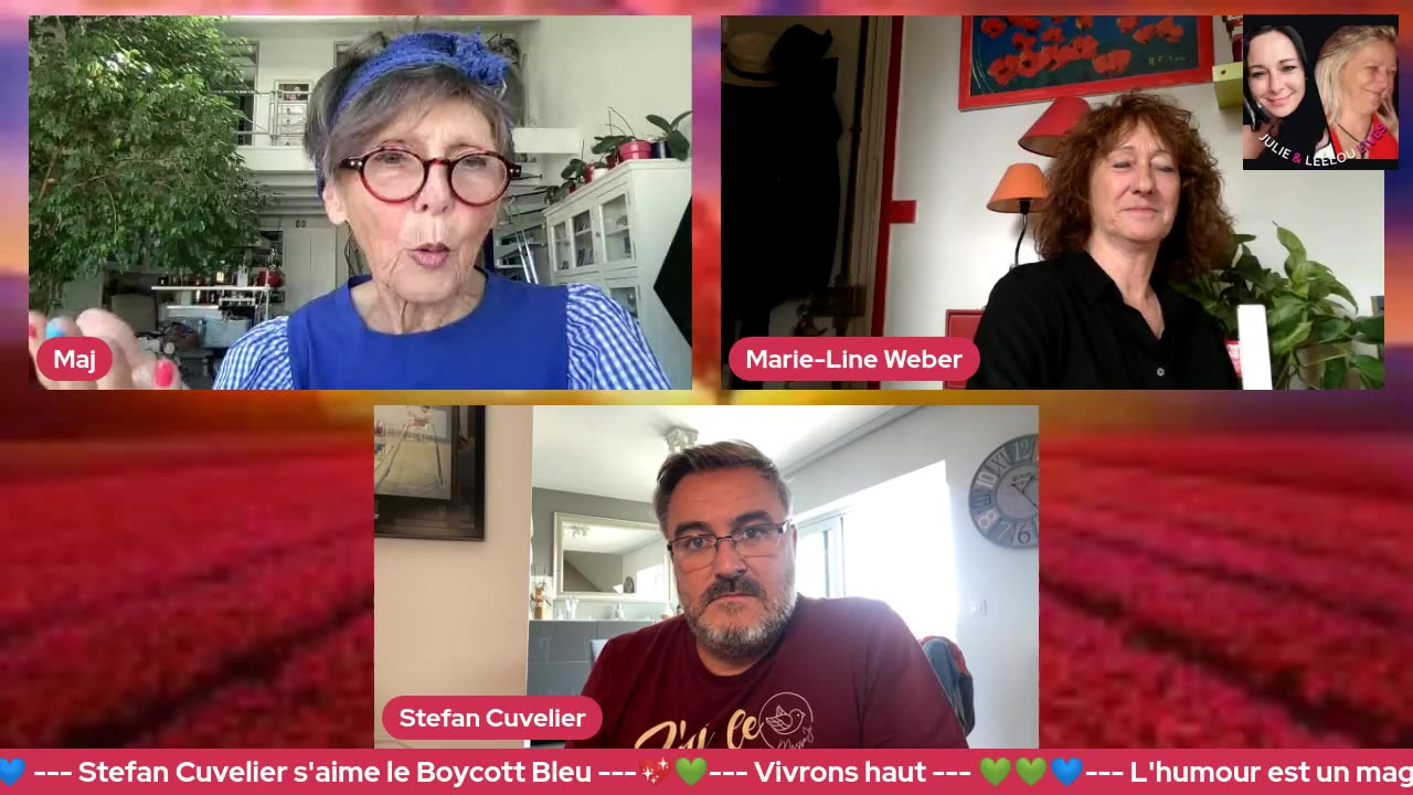 Stefan Cuvelier & le Boycott Bleu 11/09 avec Stéfan, Marie-Line & Ma j