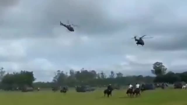 Polish Army Attacking Russian Armed Forces Positions